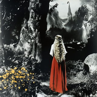 Fableweft style, Midjourney V6.1: retro fairy-tale illustration