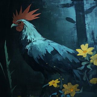 Fluoromercantile style, Midjourney V6.1: traditional folk art