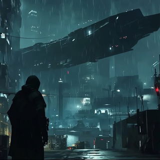 Fluoromercantile style, Midjourney V6.1: cinematic shot from sci-fi movie