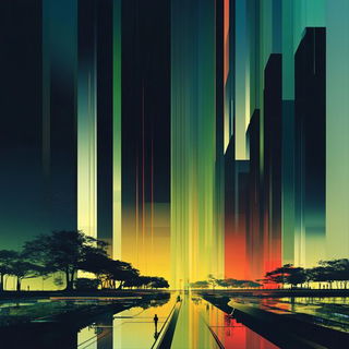 Puppetcut Radiance style, Midjourney V6.1: megacity with futuristic bioarchitecture