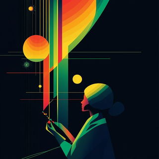 Puppetcut Radiance style, Midjourney V6.1: editorial illustration for popular scientific magazine cover