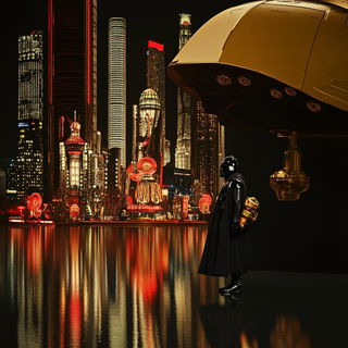 Sakura Railframe style, Midjourney V6.1: cinematic shot from sci-fi movie