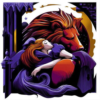 Roselite Floatmass style, Midjourney V6.1: retro fairy-tale illustration