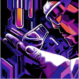 Roselite Floatmass style, Midjourney V6.1: editorial illustration for popular scientific magazine cover