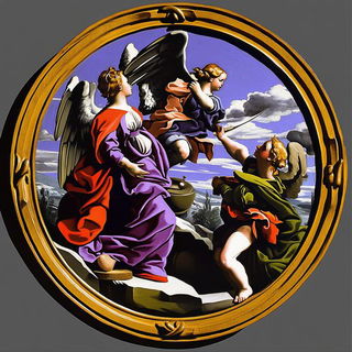 Roselite Floatmass style, Midjourney V6.1: classical 18th-century oil painting