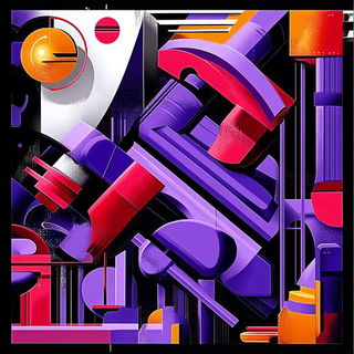 Roselite Floatmass style, Midjourney V6.1: creative pattern composition