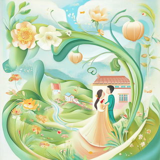 Cloudgarden Chromafolk style, Midjourney V6.1: traditional folk art