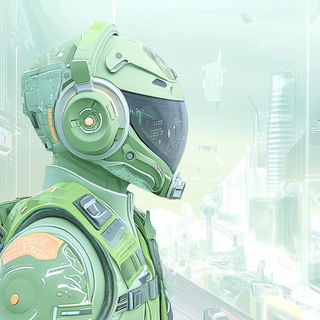 Cloudgarden Chromafolk style, Midjourney V6.1: cinematic shot from sci-fi movie