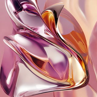 Mosaicopterra style, Midjourney V6.1: abstract 3D render