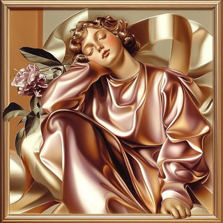 Mosaicopterra style, Midjourney V6.1: classical 18th-century oil painting