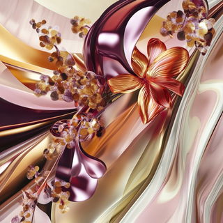 Mosaicopterra style, Midjourney V6.1: creative pattern composition
