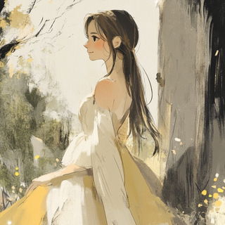 Hatchbone style, Midjourney V6.1: retro fairy-tale illustration