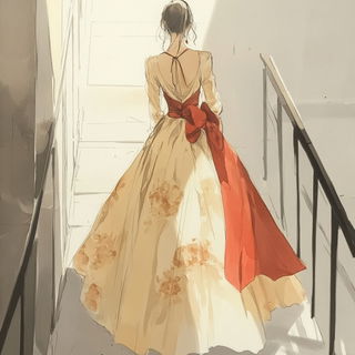 Hatchbone style, Midjourney V6.1: haute-couture fashion outfit