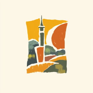 Nebulafair style, Midjourney V6.1: bold minimalist logo design for Istanbul city municipal services