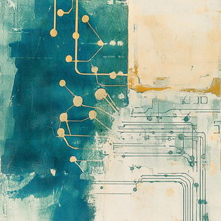 Cameflora style, Midjourney V6.1: technical infrastructure blueprint schematics
