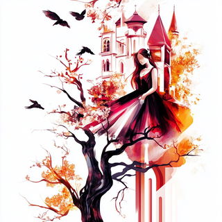 Sunsphere Cataclasm style, Midjourney V6.1: retro fairy-tale illustration