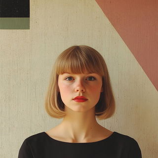 Tealithic style, Midjourney V6.1: photographic portrait of female protagonist