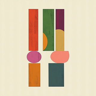 Tealithic style, Midjourney V6.1: typographic composition with large letters