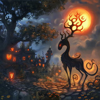 Berryglyphica style, Midjourney V6.1: retro fairy-tale illustration