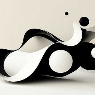 Gothic Squallography style, Midjourney V6.1: abstract 3D render