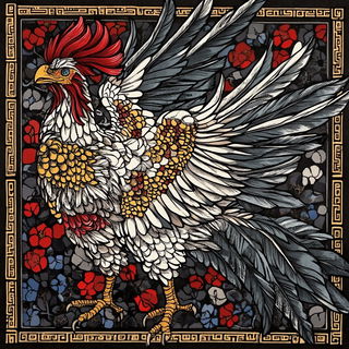 Calyx Baroque style, Midjourney V6.1: traditional folk art
