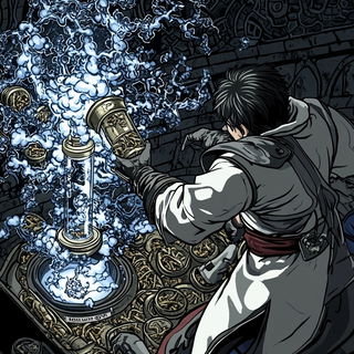 Calyx Baroque style, Midjourney V6.1: editorial illustration for popular scientific magazine cover