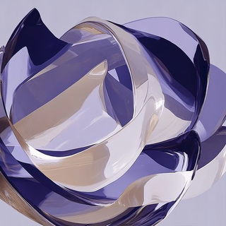 Furnace Halo style, Midjourney V6.1: abstract 3D render
