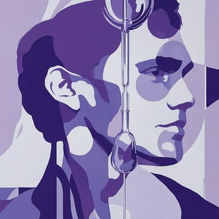 Furnace Halo style, Midjourney V6.1: editorial illustration for popular scientific magazine cover