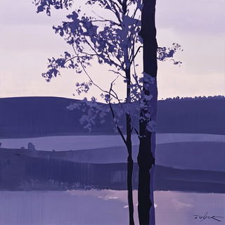 Furnace Halo style, Midjourney V6.1: realistic landscape photograph of quiet dawn