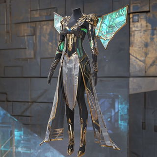 Ornamentomachia style, Midjourney V6.1: haute-couture fashion outfit