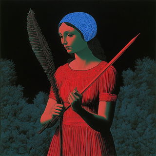 Nebulark style, Midjourney V6.1: classical 18th-century oil painting