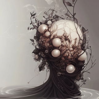 Gilded Magentarium style, Midjourney V6.1: abstract 3D render