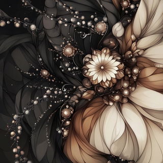Gilded Magentarium style, Midjourney V6.1: creative pattern composition