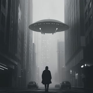 Stratafolk style, Midjourney V6.1: cinematic shot from sci-fi movie