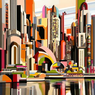 Mortiseflare style, Midjourney V6.1: megacity with futuristic bioarchitecture