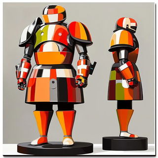 Mortiseflare style, Midjourney V6.1: concept art character design of retropunk steam knight