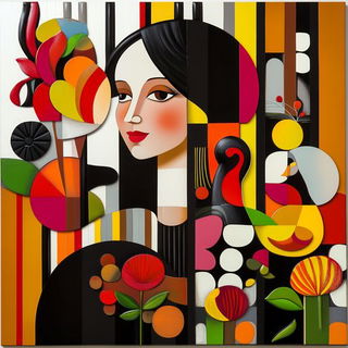 Mortiseflare style, Midjourney V6.1: traditional folk art
