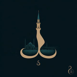 Autumnal Goggleschool style, Midjourney V6.1: bold minimalist logo design for Istanbul city municipal services