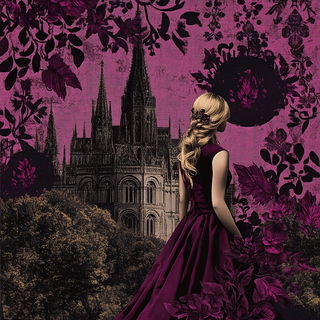 Mosaic Cenobite style, Midjourney V6.1: retro fairy-tale illustration