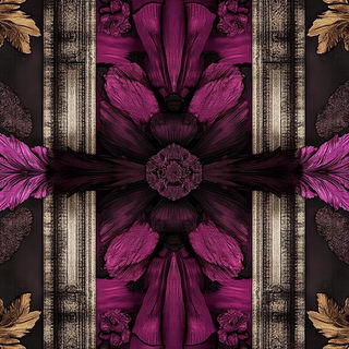 Mosaic Cenobite style, Midjourney V6.1: creative pattern composition