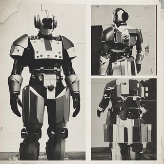 Verdant Countercurrent style, Midjourney V6.1: concept art character design of retropunk steam knight