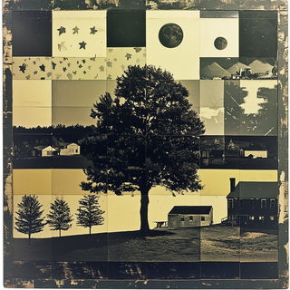Verdant Countercurrent style, Midjourney V6.1: traditional folk art