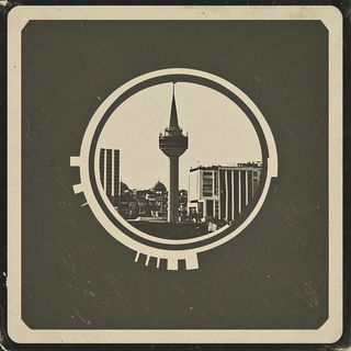 Verdant Countercurrent style, Midjourney V6.1: bold minimalist logo design for Istanbul city municipal services