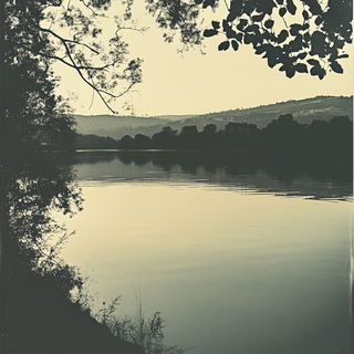 Verdant Countercurrent style, Midjourney V6.1: realistic landscape photograph of quiet dawn