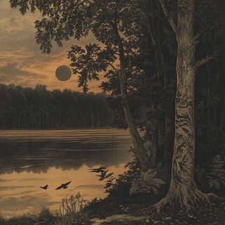 Chromabazaar style, Midjourney V6.1: realistic landscape photograph of quiet dawn