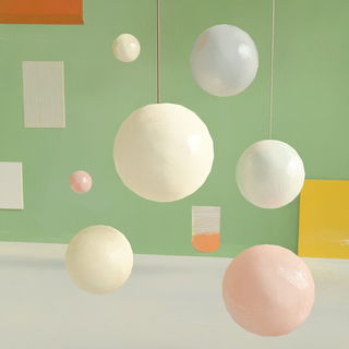 Balconographica style, Midjourney V6.1: abstract 3D render