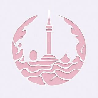 Layerquake style, Midjourney V6.1: bold minimalist logo design for Istanbul city municipal services