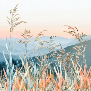 Sprayborne Templeplates style, Midjourney V6.1: realistic landscape photograph of quiet dawn