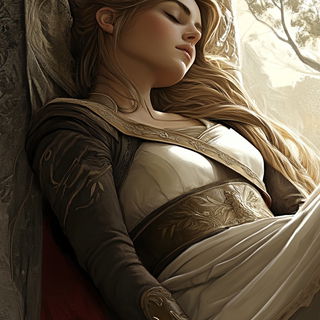 Bleached Ripplestitch style, Midjourney V6.1: retro fairy-tale illustration