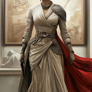 Bleached Ripplestitch style, Midjourney V6.1: haute-couture fashion outfit